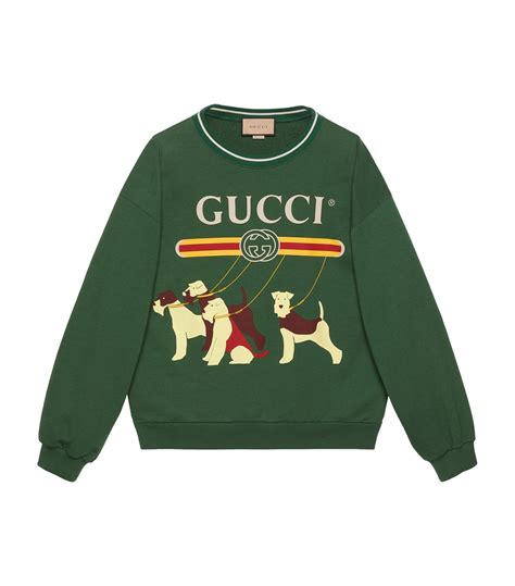 green dog gucci sweatshirt|gucci hoodie sale.